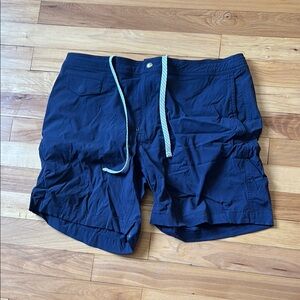 J. Crew Dark Blue Swim Trunks